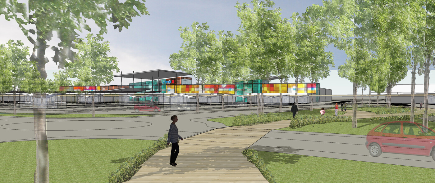 Projet construction centre commercial Challans